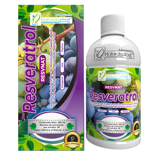 🍇💧 RESVERATROL + COLÁGENO HIDROLIZADO 400 ML ✨🧪