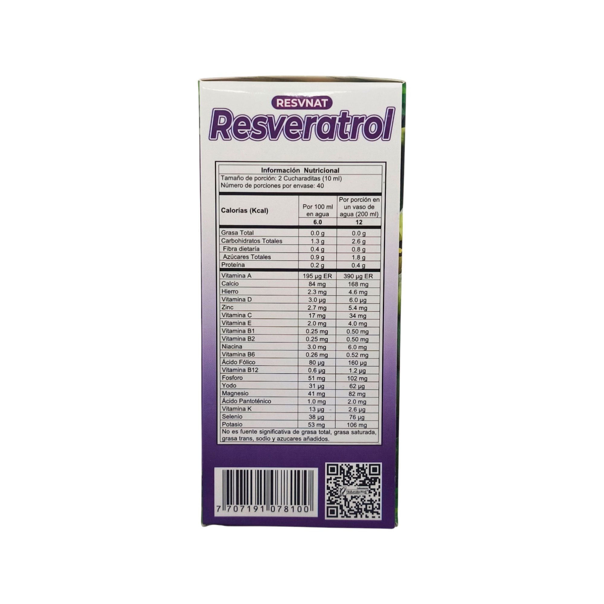 🍇💧 RESVERATROL + COLÁGENO HIDROLIZADO 400 ML ✨🧪