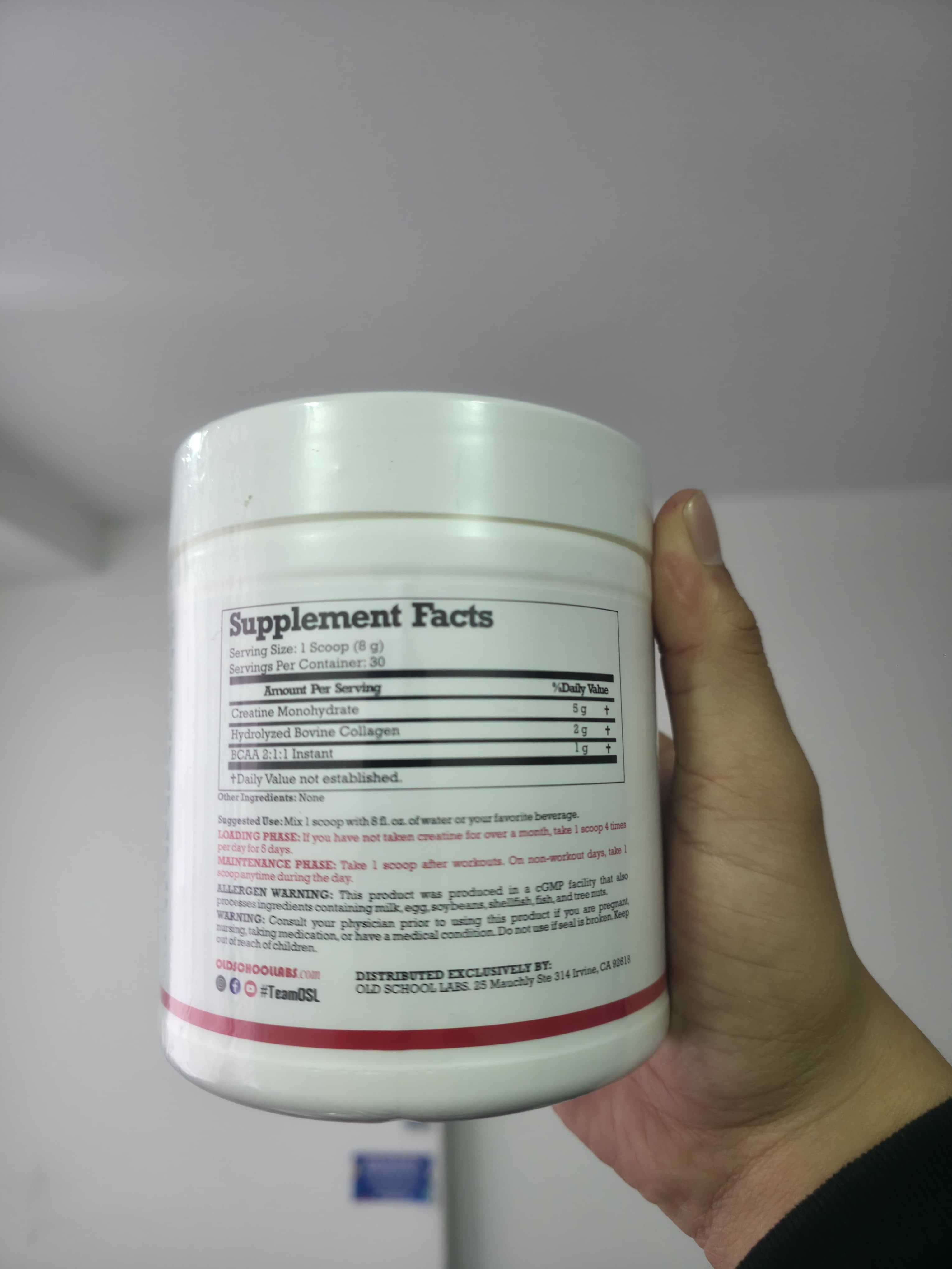 CREATINA MONOHIDRATADA MUJER – 240 gr
