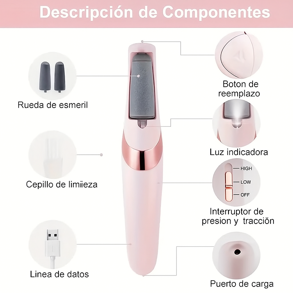 Removedor De Callos Electrico Flawless