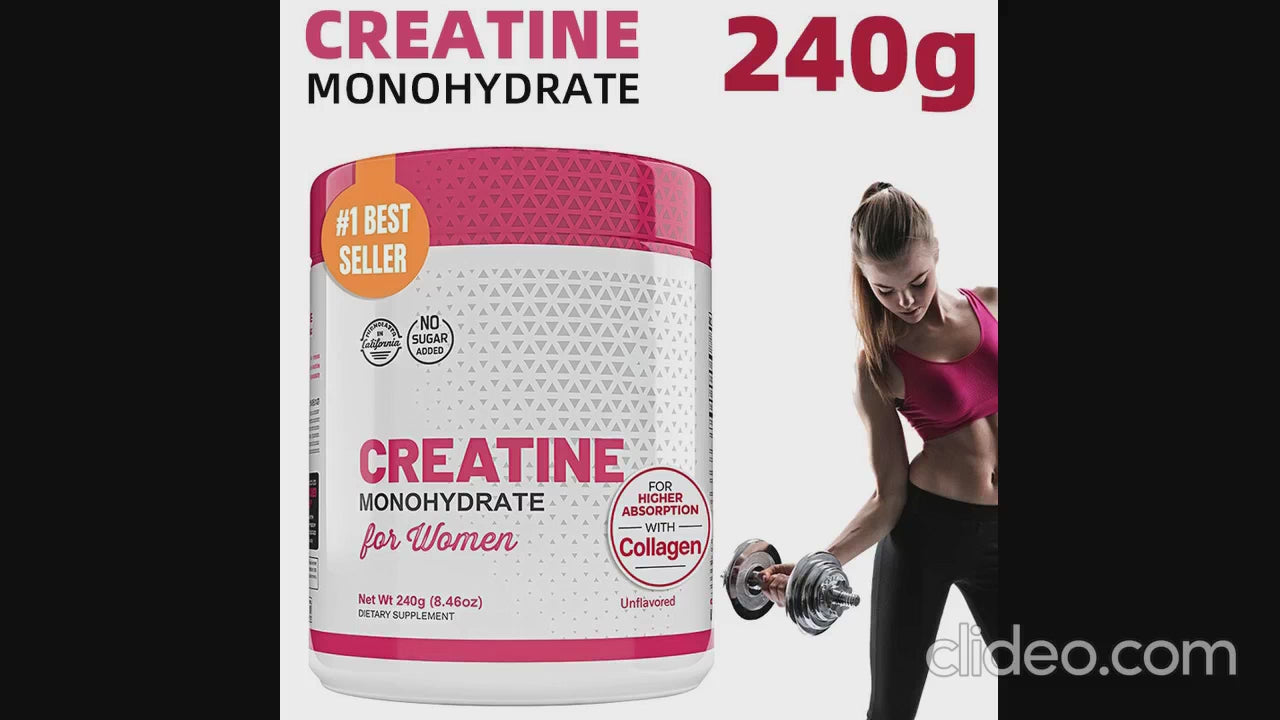 CREATINA MONOHIDRATADA MUJER – 240 gr